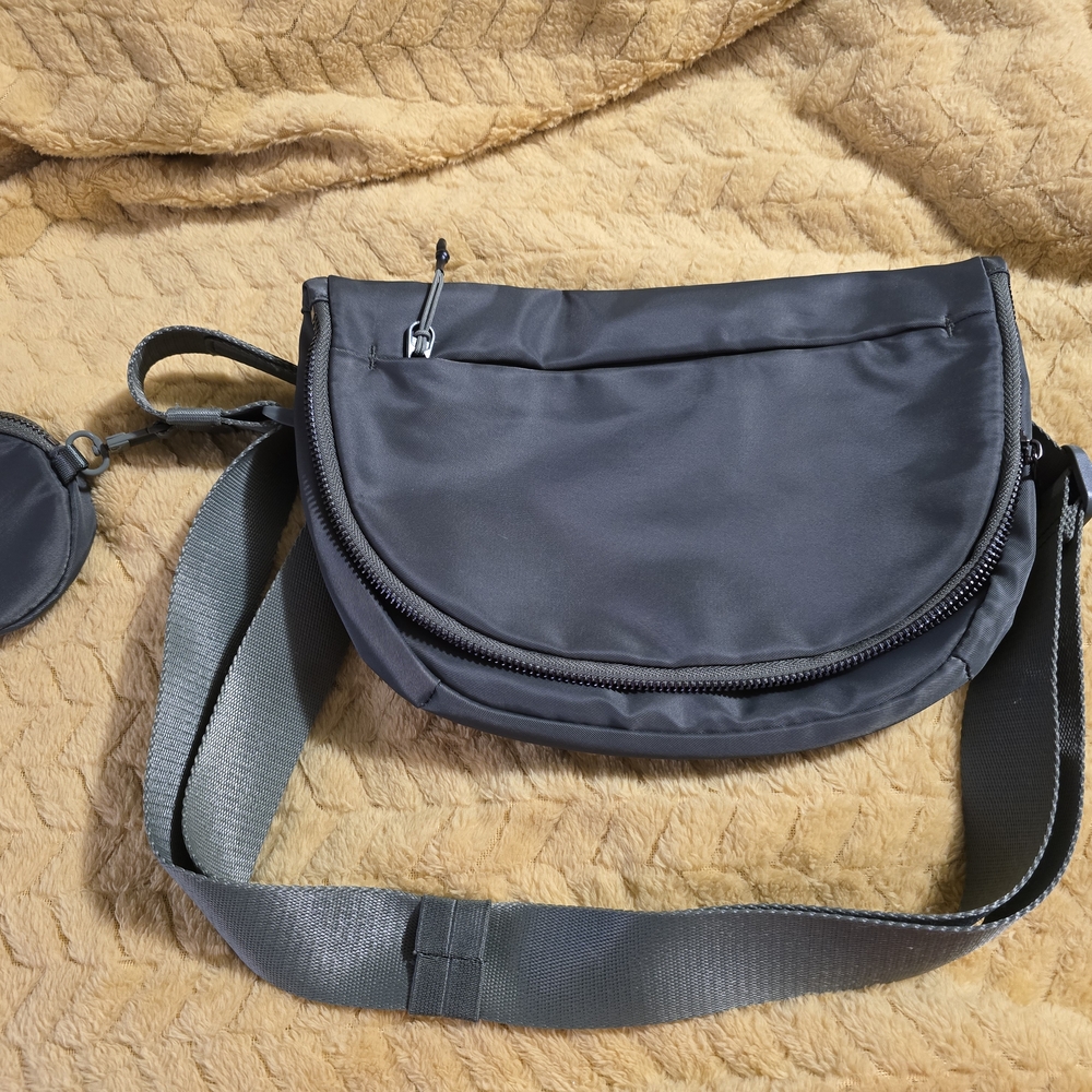 Elegant Gray Crossbody Bag